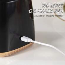 7.4V迷你便携式搅拌机，USB充电式奶昔机，带LED显示屏，小巧榨汁机，可制作奶昔、冰沙和鲜榨果汁 - 小型榨汁搅拌机，即刻提供营养 - 彩色 - 查看 10