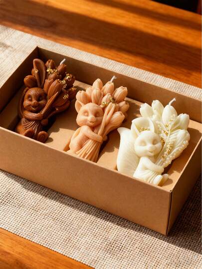 DIY 3D Animal & Tulip Bouquet Candle Silicone Mold - Ideal For Aromatherapy Crafts, Home Decor, Perfect For Valentine's Day & Easter