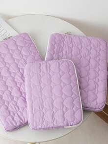 一款绗缝心形高帮笔记本电脑/平板电脑保护套，适合居家、旅行、度假和学校使用。是送给朋友和老师的绝佳生日礼物。笔记本电脑包/电脑套/防水旅行必备品。 - 彩色 - 查看 3