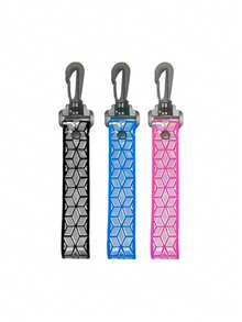 2pcs Reflective Keychain, High Visibility Reflective Strips, Durable Double-Sided PVC Bicycle Decoration, Bag Pendant, Clearly Visible In Dark Environments, Suitable For Outdoor Sports, Running, Cycling, Commuting, Work, Cycling Activities