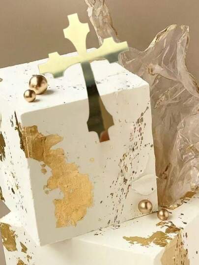 3 decorações de bolo em formato de cruz, decorações para batismo na sagrada comunhão, decorações para cerimônia de nomeação, decorações de bolo na sagrada comunhão, decorações de Natal, decorações de Páscoa, decorações de aniversário cristãs, decorações de mesa de sobremesas, decorações de bolo, decorações para confeitaria, decorações para festas.