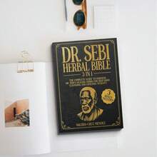 Dr. Sebi's Herbal Bible, 1 Count Natural Healing For Body, Mind & Spirit, Alkaline Diet Healthy Guide, Guided Journal, Medicinal Herb Cultivation, Holistic Wellness Techniques, Father's Day Gifts, Deep Body Cleansing - A5 - 查看 3