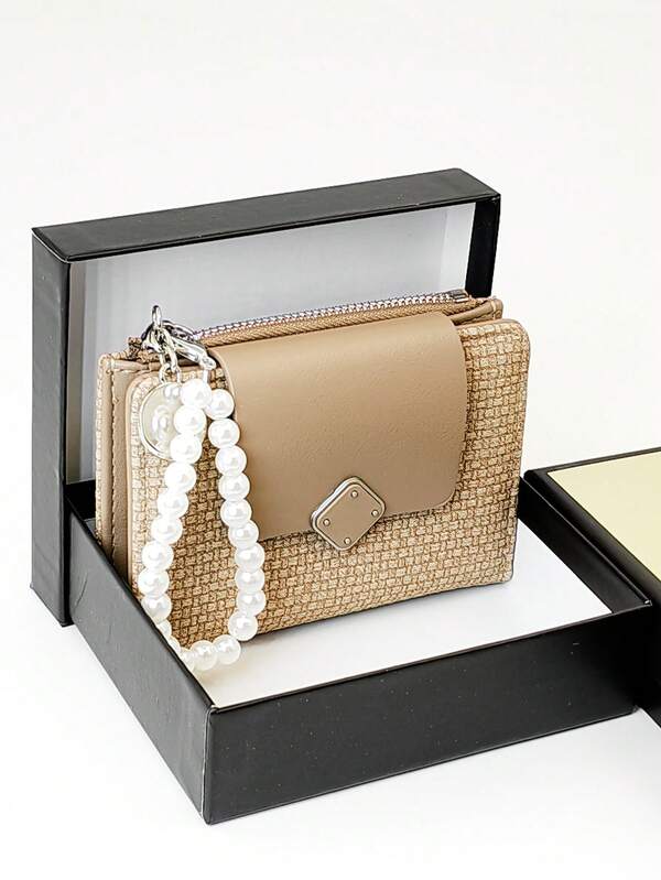 محفظة نسائية بنمط قطة بسيطة وجميلة، محفظة عملات متعددة الوظائف مع فتحات متعددة للبطاقات، حقيبة نقود، تغليف هدية راقي، حقيبة يد صغيرة مزينة بخرز صناعي، محفظة نقود صغيرة، محفظة صغيرة، محفظة جميلة، محفظة معصم