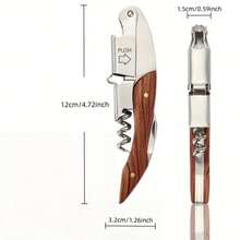 Abridor de botellas multifuncional en forma de caballito de mar, abridor de vino de acero inoxidable, sacacorchos, abridor de cerveza, herramienta portátil para el hogar