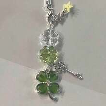 MAKSUT Lucky Leaf Mobile Phone Pendant, Cute Keychain Accessories, Durable Material Fashion Accessories - 1 件綠色. - 查看 6