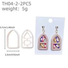 Books Clay Cutters, Polymer Clay Cutters For 3D Bookshelf Clay Earrings Jewelry Making, Back To School Book Clay Cutters For Polymer Clay Jewelry Earrings, Miniature Clay Jewelry Cutters