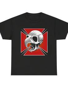 Tony Hawk SKULL Made In Usa Fun Tee Black T-Shirt Size S-4X Casual Uni Cool Cotton Gildan - 風格8 - 查看 1