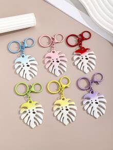 مستلزمات جديدة ساخنة البيع، سلسلة مفاتيح ورقة ombre مطلية بالسبائك اليدوية DIY، سلسلة مفاتيح سيارة ورقة سلحفاة ذات لون تدرجي ماكرون، هدية إبداعية للحبيب والصديق والصديقة والعطلات والهاتف المحمول وملحقات السيارة وسلسلة مفاتيح أكياس عيد الميلاد وهدايا المعلم والأخت