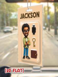 Custom 2D Action Figure Pack Packaging Toy Box Style Art Gift Personalized Car Decor, Car Ornament Gift For Family, Friends, Xmas Decoration, Multi-Functional, Ornamental, Reusable, Exquisite, Stylish, High-Quality, Colorful, Modern, Custom, Personalized, Ideal Gifts For Him, Boyfriend, Dad, Girlfriend, Mom, Family, Friends, Tea Room, Home, Garden, Office, For Anniversaries, For Valentine's Day, For Mother's Day, For Birthdays, For Father's Day, For Graduation, For Weddings, For Housewarming, Customized Home Decor Supplies, Home Room Decor Gifts, Office Decor, Elegant Living