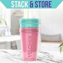 2 Pack 20oz Shaker Bottles With Stainless Steel Balls, Leakproof Odor Resistant For Protein Shakes, Gym & Travel, Durable For Daily Use, Easy To Clean, Perfect For Fitness Enthusiasts, Halloween Gift For Athletes, Essential Workout Accessories - Hồng / Xanh ngọc - Xem 6