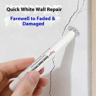 1/2pcs Wall Corner Repair Wall Filler For Pits And Cracks Hole Filler For Nail Marks Marker Pen For Wall Touch-Ups, School, Home & Office Supplies