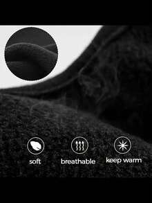 7-In-1 Thick Warm Windproof Motorcycle Face Mask & Neck Warmer, Breathable Electric Bike Ear Muffs For Men, Winter