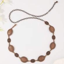 New Retro Waist Chain Belt, Fashion Accessory For Sweaters, Casual Dresses, Versatile Zinc Alloy Bohemian Waist Chain For Women, Suitable For Spring, Summer, Autumn And Winter