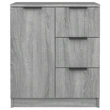 Sideboard Grau Sonoma 60x30x70 cm Holzwerkstoff