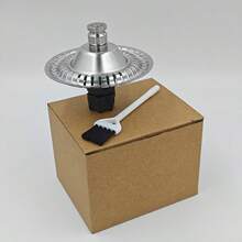 Espumador de leche Thermomix 5/6/7 - Compatible con máquinas de café Thermomix para lattes, capuchinos, chocolate caliente - Diseño fácil de limpiar, construcción de acero inoxidable duradera para una espuma de leche perfecta, ideal para amantes del café - Plateado - Ver 8