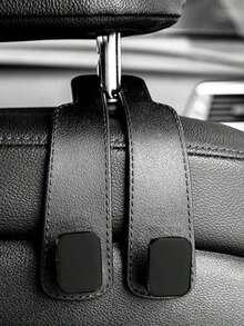 Car Hook, Car Seat Back Double Hook, Multifunctional Car Rear Seat Mobile Phone Holder