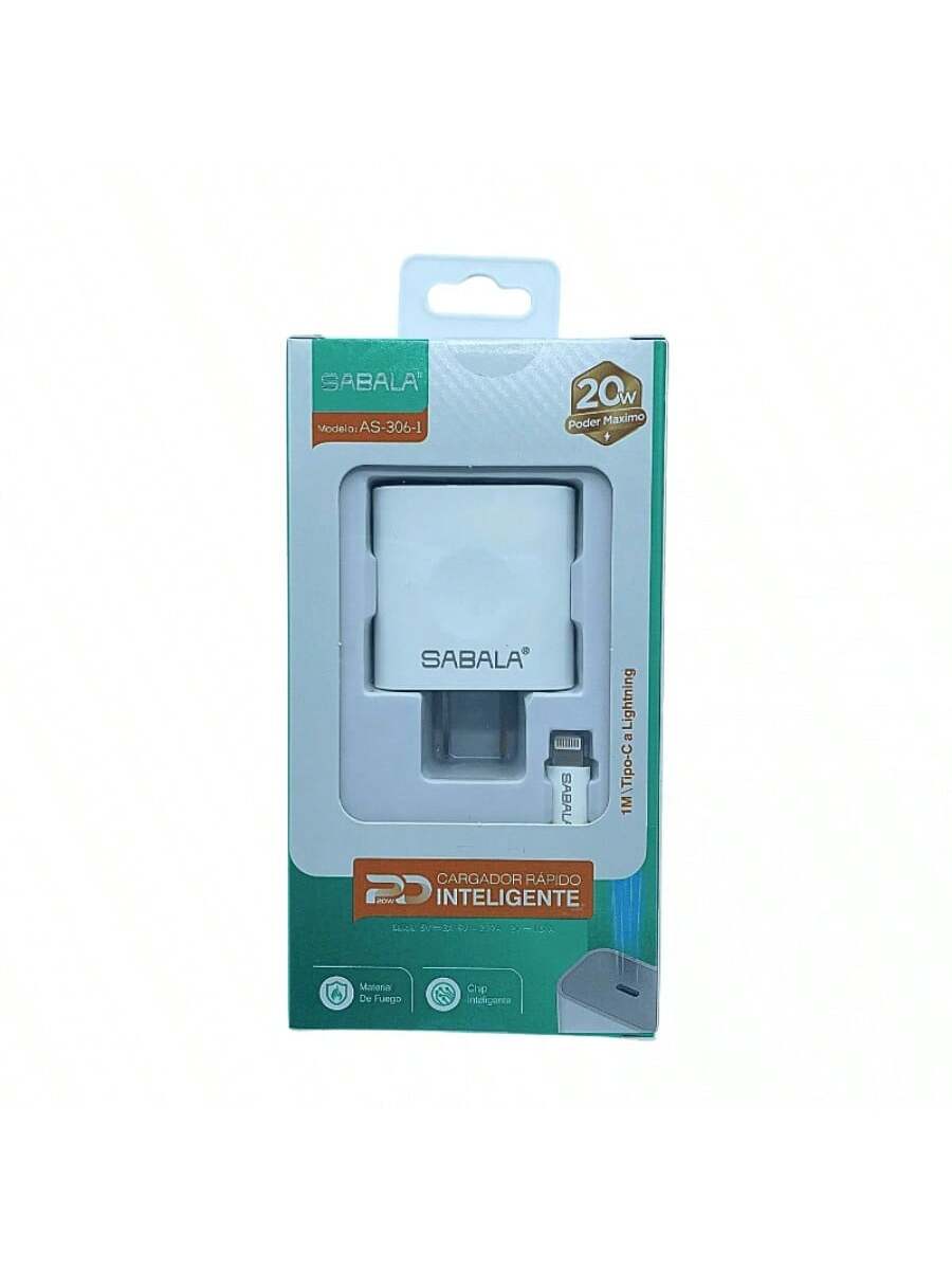 CARGADOR SABALA CABLE IP, 20W, ENTRADA TC
