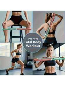 [All-Season] Effective Weight-Loss Fitness Ring - Low Noise, Soft Material, Suitable For Home Workout And Shaping, Abdominal Trainer, Plus Size, Women Fitness Equipment