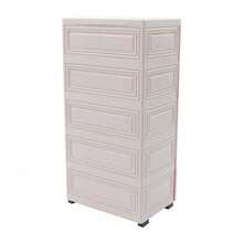 Kommode Aufbewahrungsturm Schrank 6 Schubladenorganisation Drawer Organizer - Pink - Übersicht 3