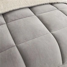 Luxurious Thick Winter Comforter - Ultra-Soft Microfiber Filled, Quilted Solid Color Duvet For All Seasons, Machine Washable - Perfect For Bedroom, Hotel & Guest Room (Pillowcase Not Included)