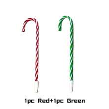 2/10pcs Christmas Candy Cane Round Ballpoint Pen, Plastic Twist Cap, Mid-Point Design – Perfect For Holiday Gifts And Office Supplies, No Electricity Required, Ideal As Party Favors