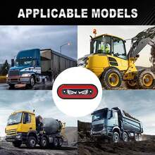 S&D 2/4 PCS Truck Trailer Lorry Car Lights LED Side Marker Light Turn Signal Warning Tail Lamp LED Light Truck Marker Lamp 12V 24V