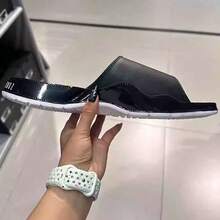 JORDAN HYDRO XI RETRO 男士凉鞋、沙滩鞋、拖鞋 FN2452-006 - 黑/灰黑/灰 - 查看 7