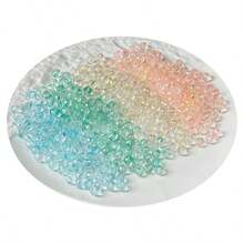 100 قطعة/200 قطعة من الخرز الزجاجي البلوري المسطح بقياس 8 مم بألوان زاهية وأسلوب بوهيمي بسيط لصناعة المجوهرات DIY، القلائد، الأساور، والأعمال اليدوية