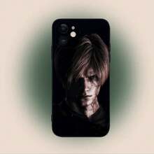 Funda de teléfono de Leon S. Kennedy de 4 compatible con iPhone 15, 14, 13, 12, 11, Plus, Pro Max, XS, X, XR, SE, Mini, 8, 7 de silicona suave en color negro. Funda compatible con Samsung Galaxy S17 Pro Max, S17 Pro, S17, S16 Pro Max. - Z3 - Ver 12