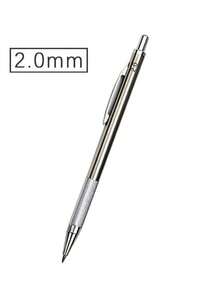 1 Stück Metall Automatikstift mit Druckknopf und niedrigem Schwerpunkt zum Zeichnen und Skizzieren, nachfüllbar