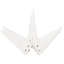 -Weihnachtssterne 3 Stk. Faltbar Weiß