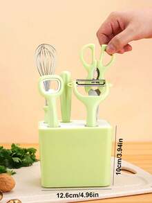 Personalized Custom 2025 New Fruit Treasure Six Pieces Set Melon Peeler Fruit Knife Bottle Opener Kitchen Scissors Kitchen Small Tool Set