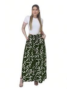 Women Skirts - Army Green - View 1