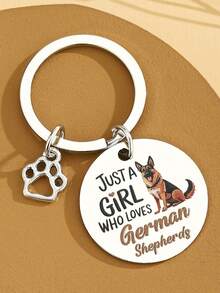 Regalos de Pastor Alemán Llavero Encanto de bolso de Pastor Alemán Regalos de Navidad y cumpleaños para mujeres Encantos de bolso Accesorios de coche Ideas de regalo para maestros, amigos, hermanas