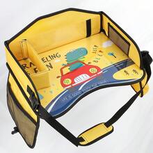 1pc Portable Travel Drawing Board, Kids Car Seat Tray Table, Foldable Storage Desk, Suitable For Car Travel And Art Activities - Multicolor - View 12