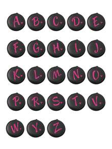 Rose Red Shiny Heart Pattern Letter A-Z Portable Mini Storage Bag,Love Pattern Waterproof And Anti Drop Digital Bag, Initial Name Logo Phone Charger Data Cable Storage Bag, Zipper Storage Box Around Wallet Data Cable Bag Digital Bag Electronic Bag Electronic Storage Device Data Cable Storage Device Wireless Earphones Bluetooth Earphones Headphones Business, Travel, School, College, Office,Couple, Back To School, Favorite Her