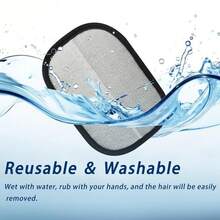 2只装宠物毛发去除手套，五指静电美容工具，适用于猫狗，可重复使用，神奇毛发去除器，适用于家具、汽车、沙发和衣物，宠物必备美容用品