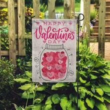 1pc Custom Garden Flag, Personalized Yard Flag Decor, Add Your Own Picture House Lawn Banner Double Sided Home Wall Decoration - Multicolor - View 6