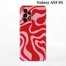 1pc Minimalist Asymmetrical Patchwork Pattern Glossy Hard Shell Phone Case, Suitable For IPhone 11/12/13/14/15/16 Pro Max