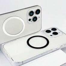 2 件 Magsafe 无线充电搪瓷铁盘磁环，背胶磁性手机支架配件，增强磁力，轻薄齐平，手机上不留痕迹 - 彩色 - 查看 10