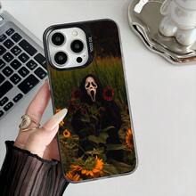 Movie S-Scream Phone Case Cover Compatible With Apple 11 12 13 14 15 16 Pro Max Plus Protective Plating Phone Cover, Cover Compatible With  17 Case,  17 Pro Case,  17 Pro Max Case - Z4 - 查看 2