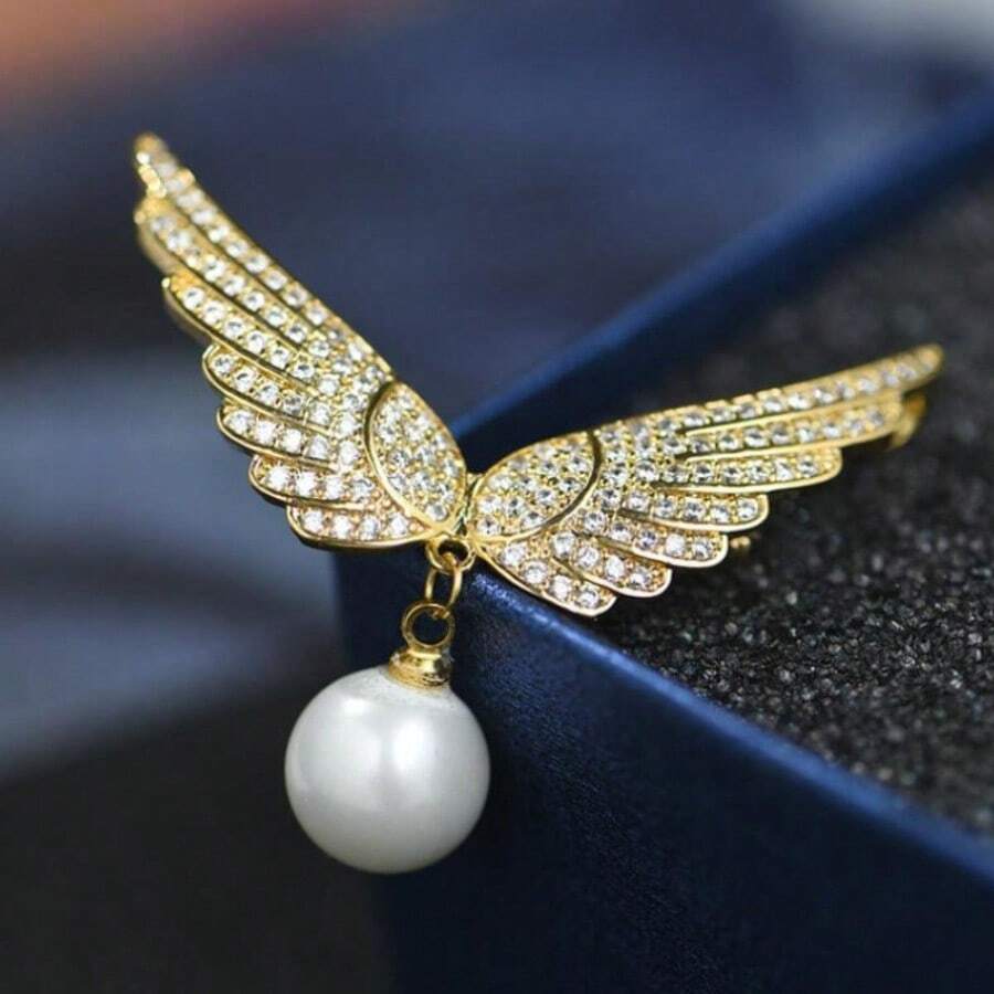An Angel Wing Wing-Shaped Brooch, Elegant And Stylish Pins, And Stylish Corsage Accessories Can Be - mặc định - Xem 1