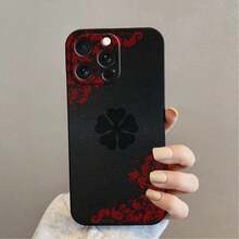Custodia per telefono morbida nera compatibile con Apple 16, 15, 14, 13, 12, 11, XS, XR, X, Pro, Max, Plus, Mini, con cover ispirata al fumetto anime Black Clover. Compatibile anche con Galaxy S17, S17 Pro, S17 Pro Max. - HA11207HSE - Visualizzare 2