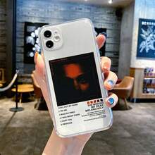 Minimalist Poster Phone Case Covercompatible with  11 13 12 14 15 Pro MAX XS X XR SE 8 7 Plus Fashion Transparent Cover Fundas,Covercompatible with  17 Hülle, 17 pro Hülle, 17 promax Hülle