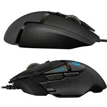 Logitech G502 HERO Wired Mouse HERO 25K Sensor + 11 Programming Keys 5 Sets Of Weights Custom LIGHTSYNC Light Synchronization /CS2 Gun Suppression Artifact