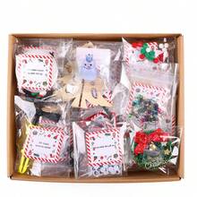 12/24天圣诞精灵魔法礼物降临节日历，万圣节微型创意节日游戏道具，DIY圣诞惊喜礼物 - 彩色 - 查看 2