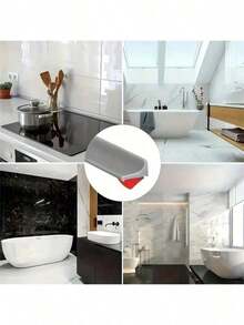 3M 折叠式淋浴挡水条，硅胶防漏门槛密封条，淋浴房门密封条，圣诞节礼物，趣味礼物，斋月礼物，个性化礼物，浴室用品，浴室工具