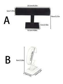 1pc Jewelry Display Stand, Velvet Watch Display Stand, Watch Storage Rack, Jewelry Storage Rack, Multi-Functional Desktop Jewelry Stand, Bracelet, Bracelet, Necklace Storage Rack, Jewelry Watch Storage Accessories, Home Essentials, Dressing Table Storage And Organization, Suitable For Bracelets, Bracelets, Necklaces, Watches, Etc., Gifts For Women, Holiday Gifts, Christmas Gifts.