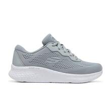 Skechers Women's Hollow Breathable Lace-Up Casual Sports Shoes - Grey - View 2