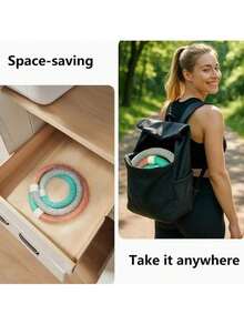 [All-Season] Effective Weight-Loss Fitness Ring - Low Noise, Soft Material, Suitable For Home Workout And Shaping, Abdominal Trainer, Plus Size, Women Fitness Equipment